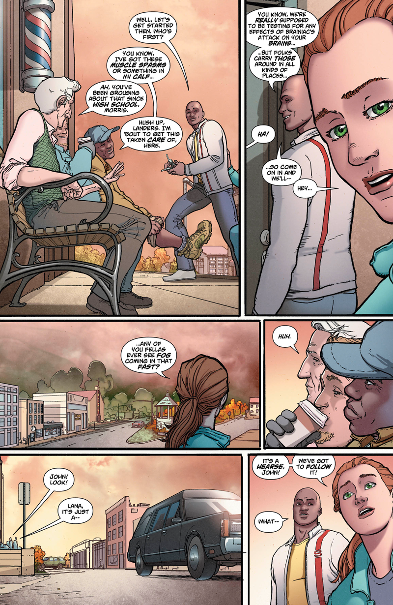 Illustration for article titled Exclusive DC preview: Smallville becomes āHorrorvilleā in Action Comics #36
